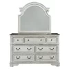 King Uph Bed, Dresser & Mirror, Chest, Night Stand - Image 4